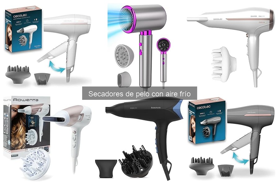 Comparativa: Secadores de pelo con aire frío vs tradicionales