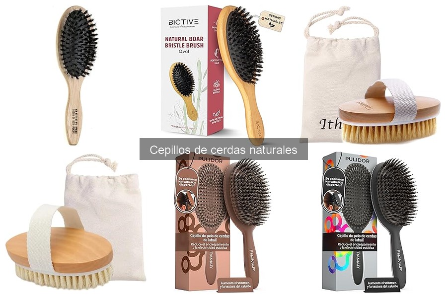 Comprar cepillos de cerdas naturales a buen precio