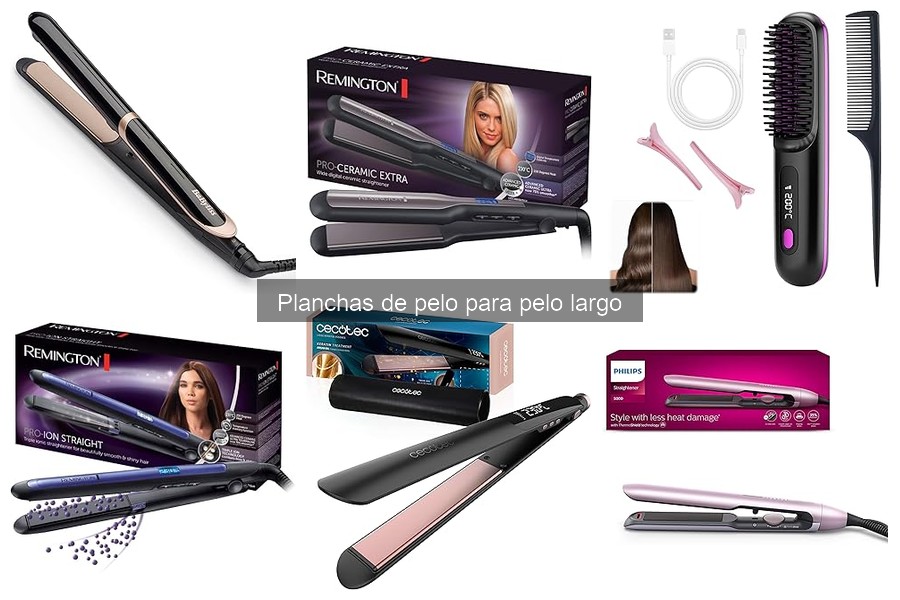 Consejos para Planchar Cabello Rizado y Largo Sin Daños