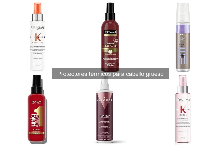 Cuándo usar un protector térmico para cabello grueso