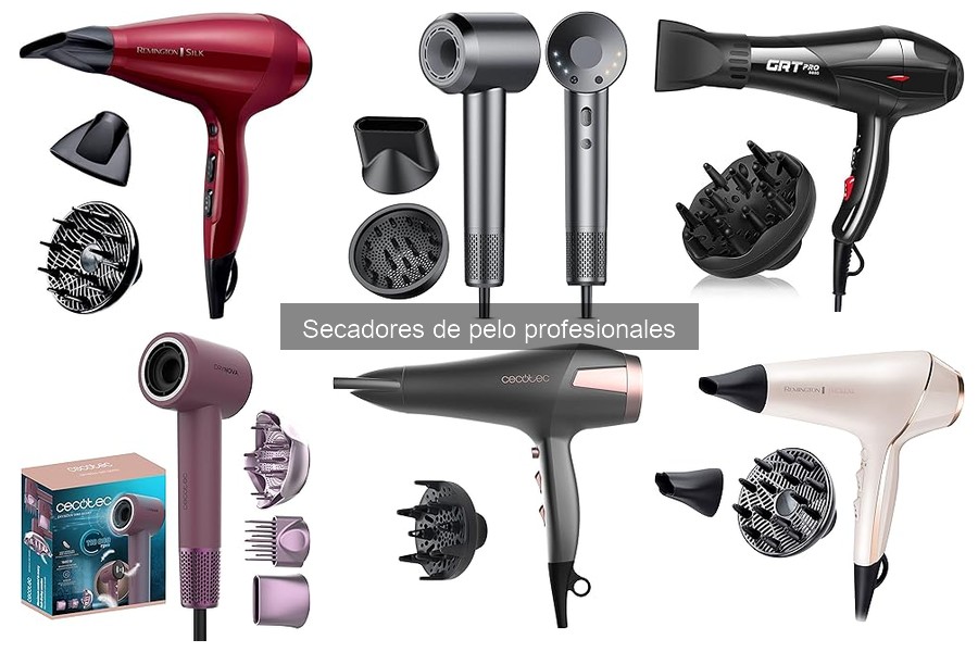 Diferencias entre Secadores de Pelo Profesionales y Domésticos