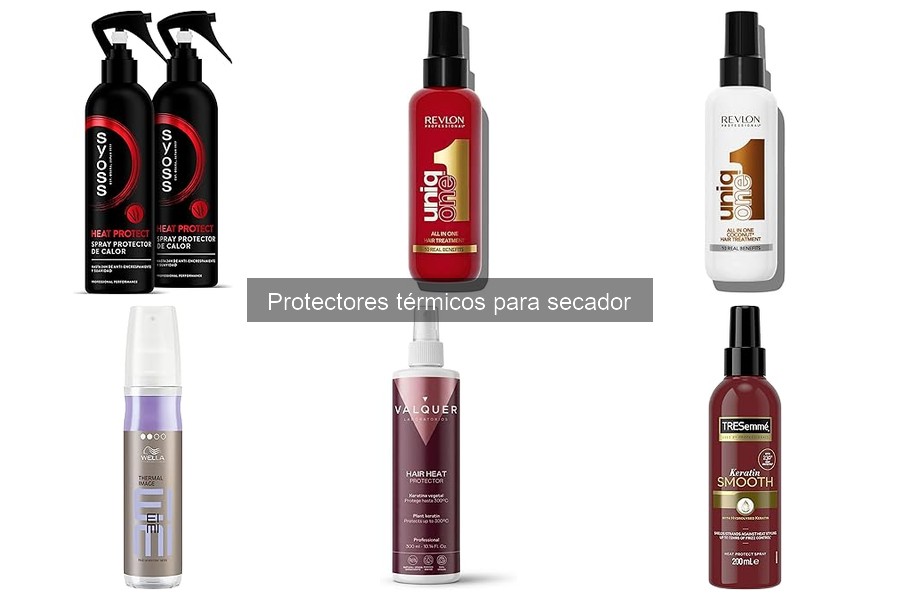 Diferentes tipos de protectores térmicos para el cabello