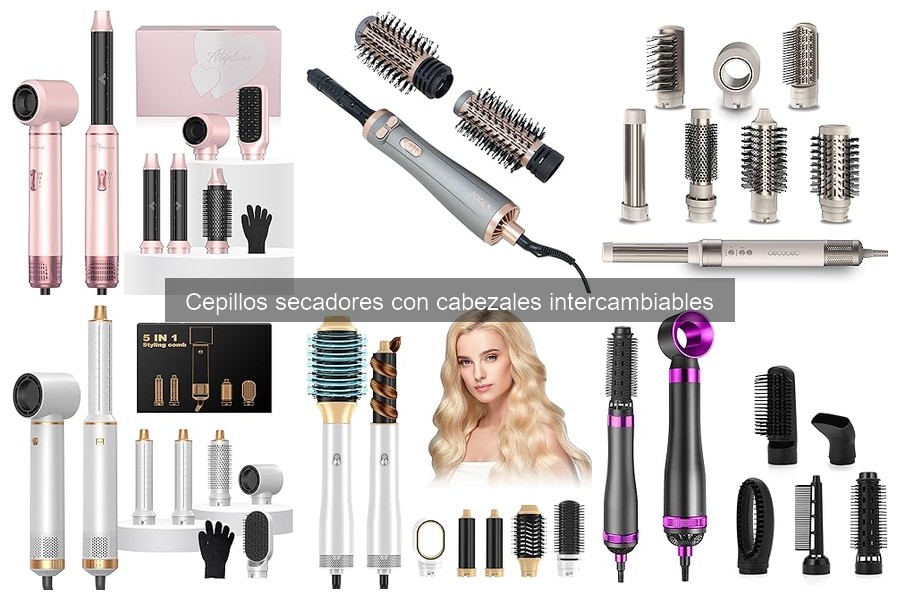Dónde comprar cepillos secadores con cabezales intercambiables
