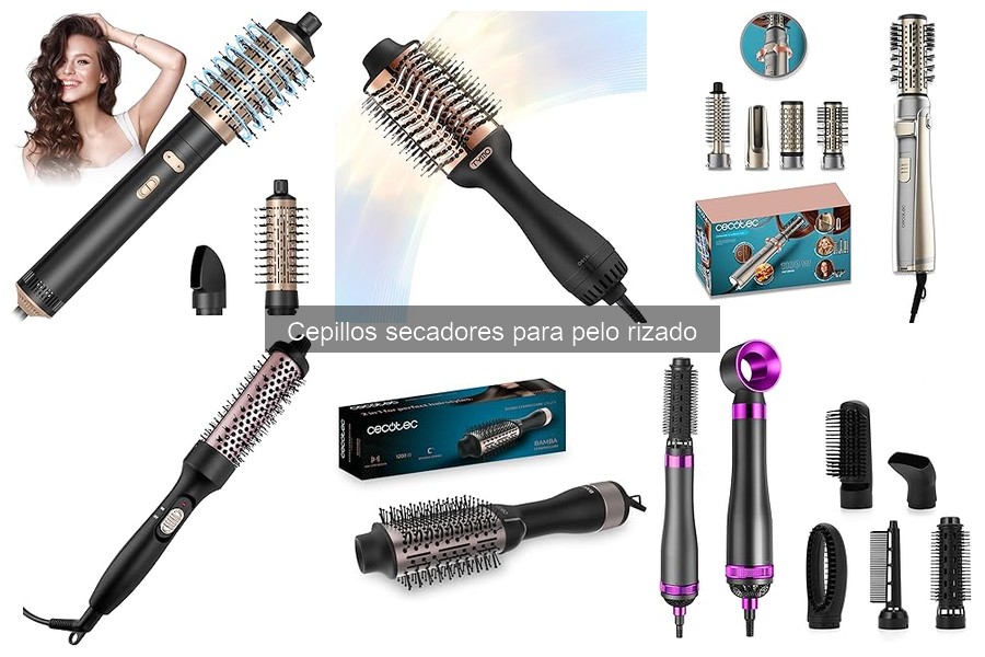 Dónde comprar cepillos secadores para pelo rizado