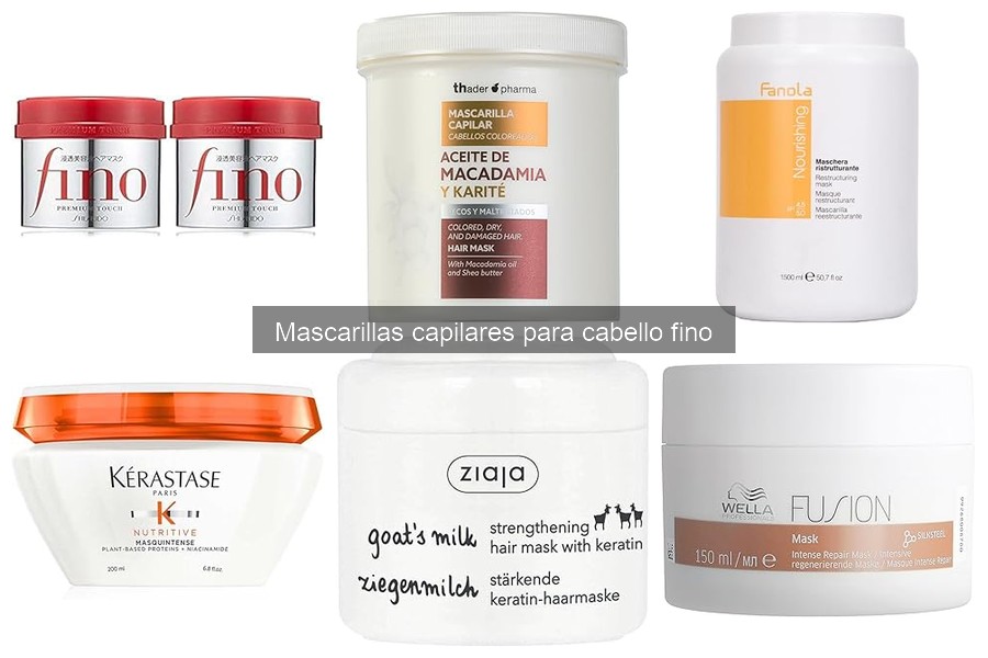 ¿Dónde comprar mascarillas capilares para cabello fino?