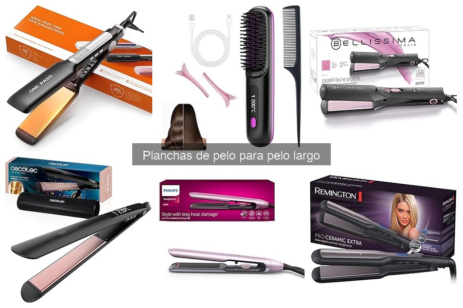 Dónde comprar planchas de pelo para pelo largo ¡Mejores ofertas!
