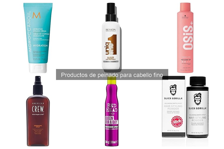 Dónde comprar productos de peinado para cabello fino a buen precio
