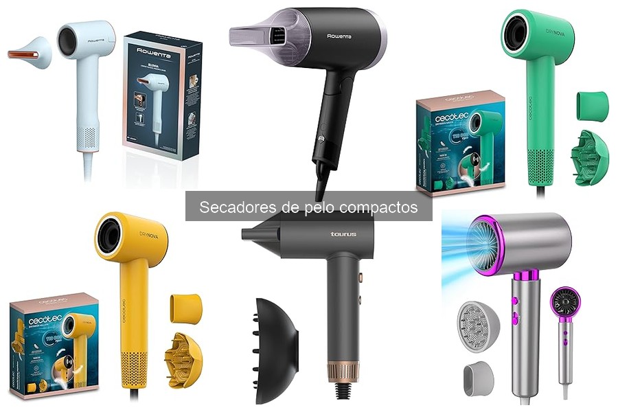 Dónde comprar secadores de pelo compactos con las mejores ofertas