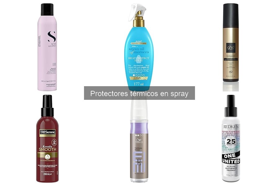 Efectividad de los protectores térmicos en spray por tipo de cabello