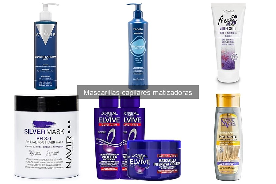 Efectos de las mascarillas capilares matizadoras