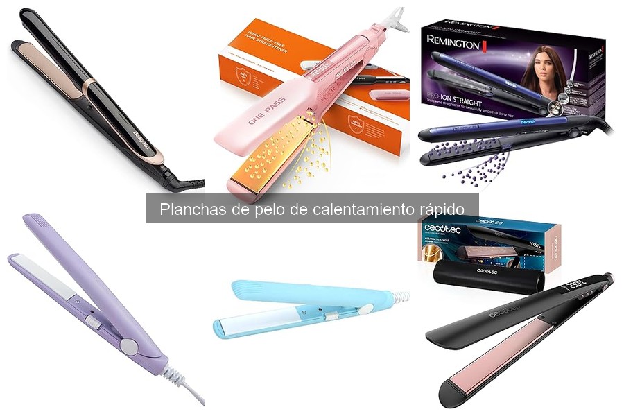 Efectos de Planchas de Calentamiento Rápido en Cabellos Gruesos