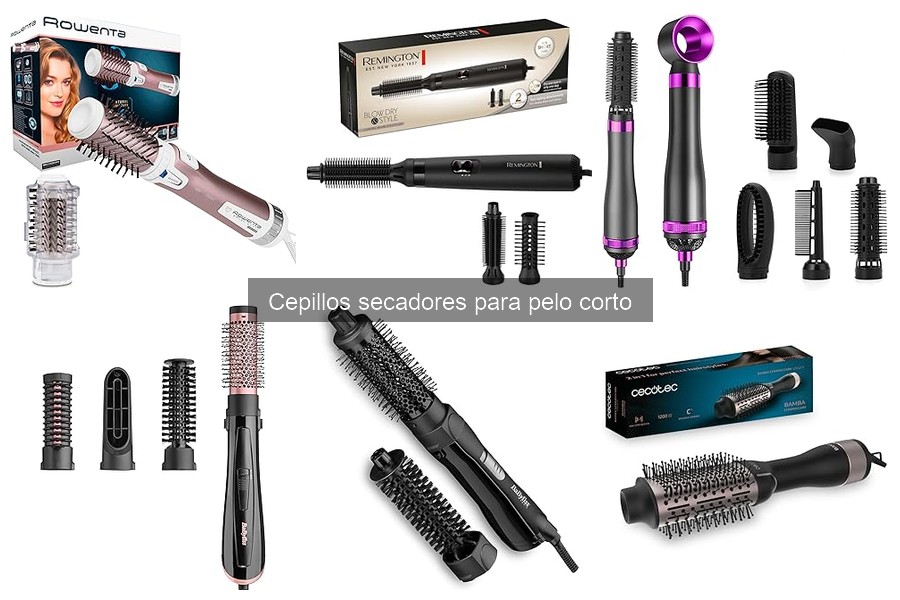 Eficacia de los cepillos secadores para pelo corto: ¿vale la pena?