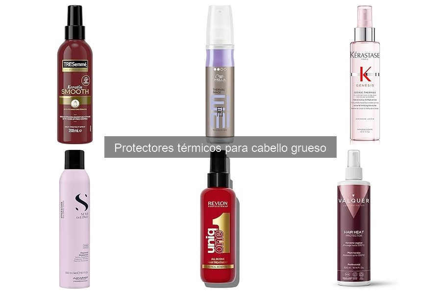 Eficacia de los Protectores Térmicos para Cabello Grueso