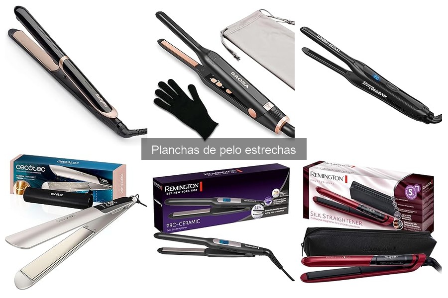 Errores comunes al usar planchas de pelo estrechas