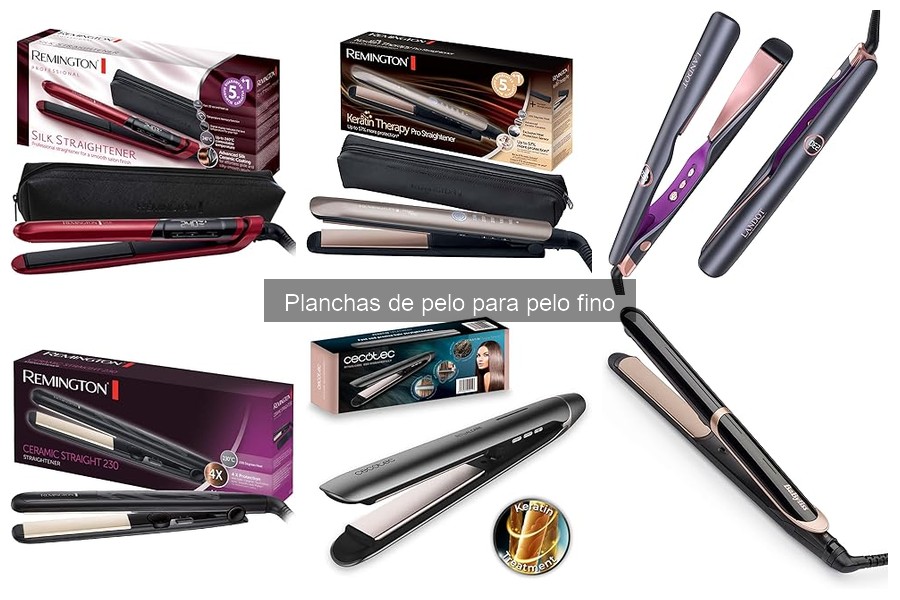 ** Errores comunes al usar planchas en cabello fino