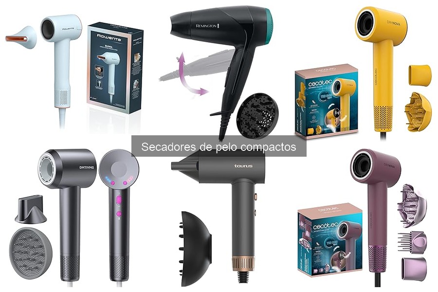 Errores comunes al usar secadores de pelo compactos