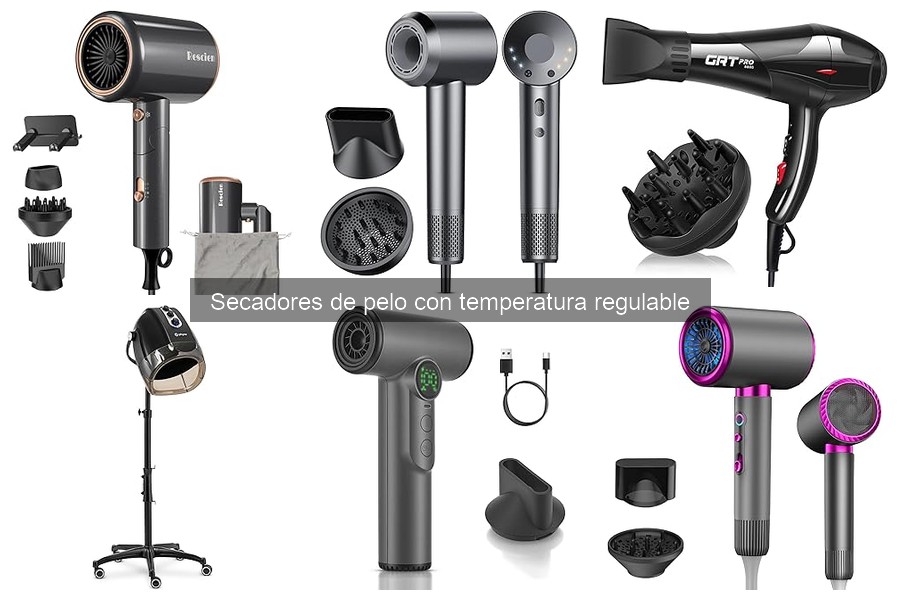 ** Errores comunes al usar secadores de pelo con temperatura regulable