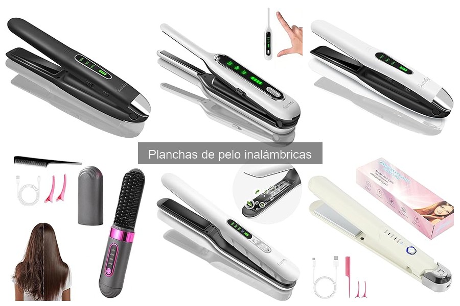 Estilos de peinado con planchas de pelo inalámbricas