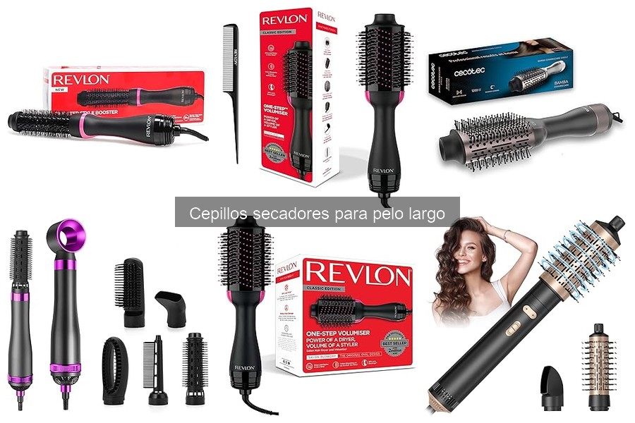 Guía de compra: cepillos secadores para pelo largo