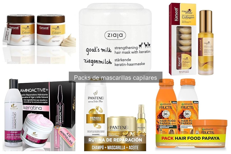 Guía de compra de packs de mascarillas capilares