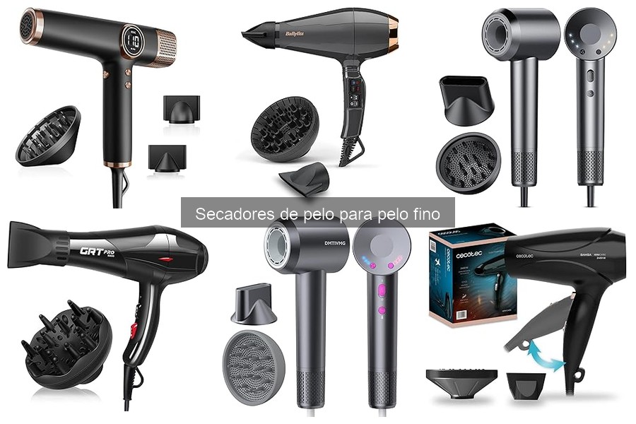 Guía de compra de secadores de pelo para cabello fino
