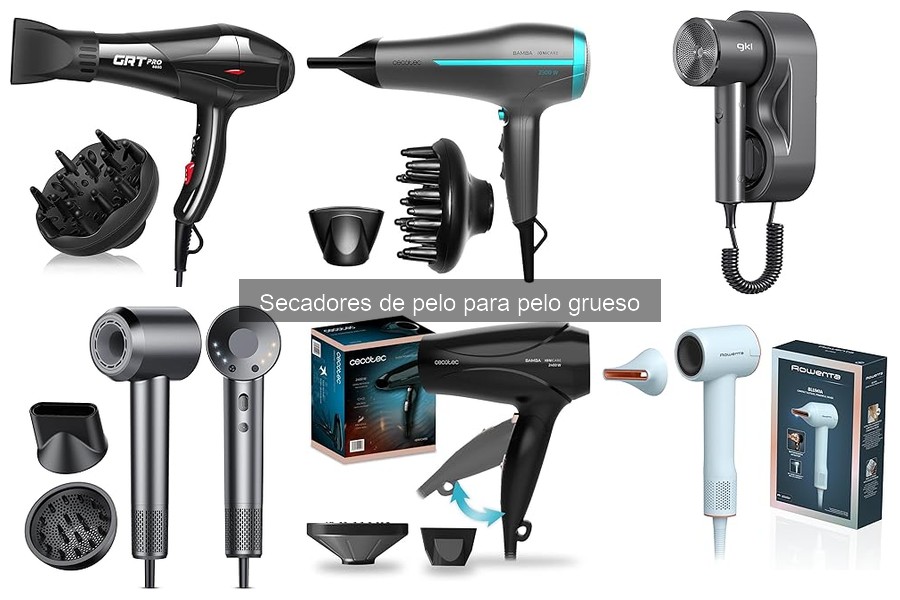 Guía de compra: secadores de pelo para cabello grueso
