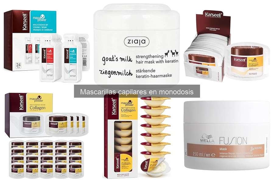 Guía para Elegir la Mejor Mascarilla Capilar en Monodosis
