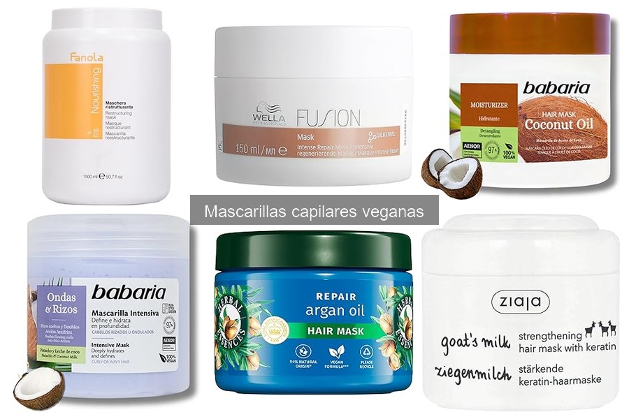 Incorpora mascarillas capilares veganas en tu rutina