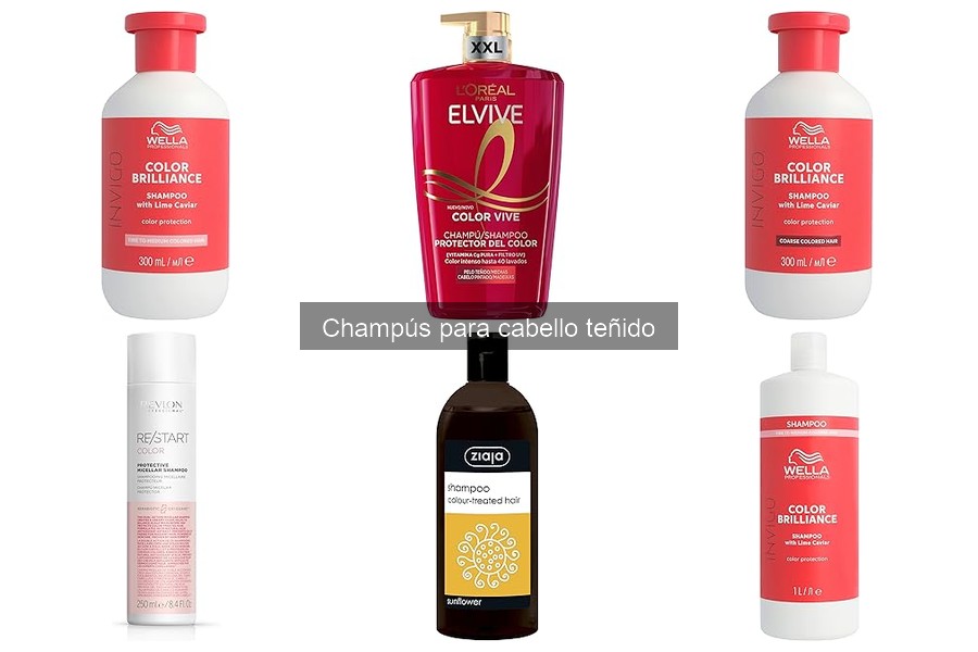 Ingredientes dañinos en champús para cabello teñido