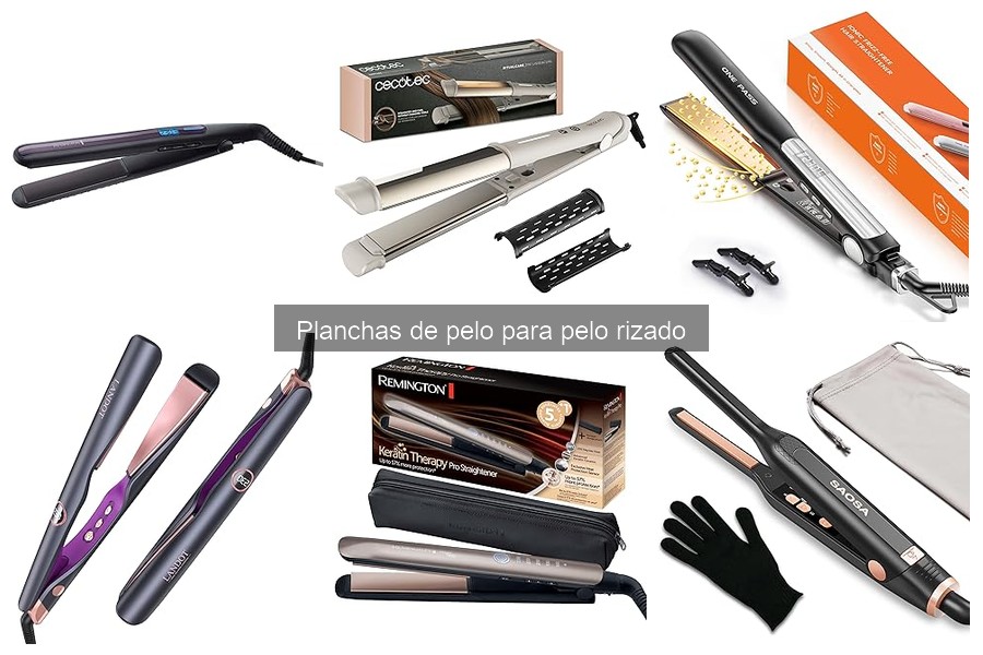 Las mejores planchas para cabello rizado afro: comparativa