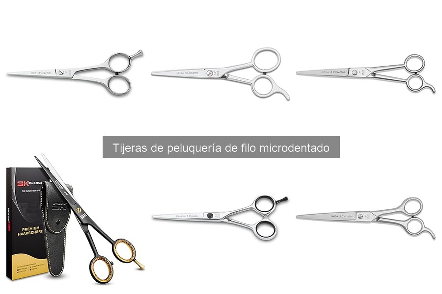 Mantén tus tijeras de peluquería de filo microdentado como nuevas