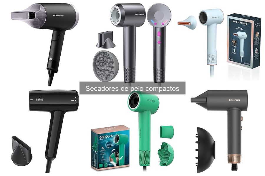 Mantenimiento y cuidado de secadores de pelo compactos