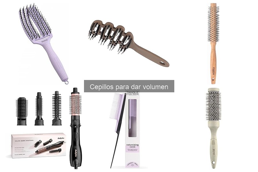 Mantenimiento y limpieza de cepillos para dar volumen