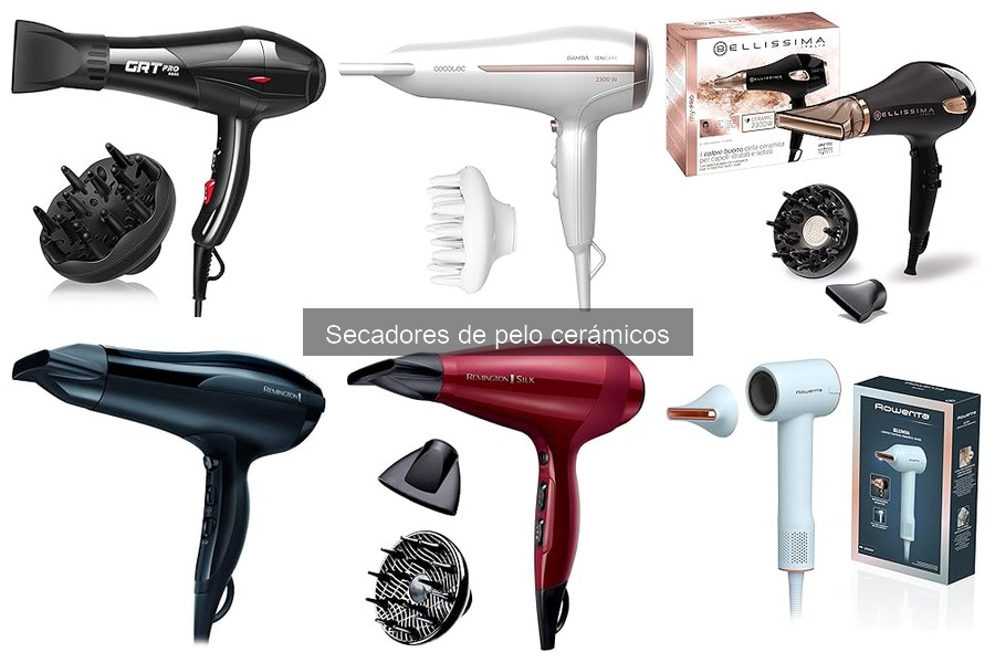 Mantenimiento y limpieza de secadores de pelo cerámicos