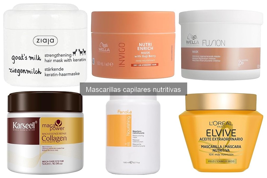 Mascarillas capilares nutritivas para combatir el frizz