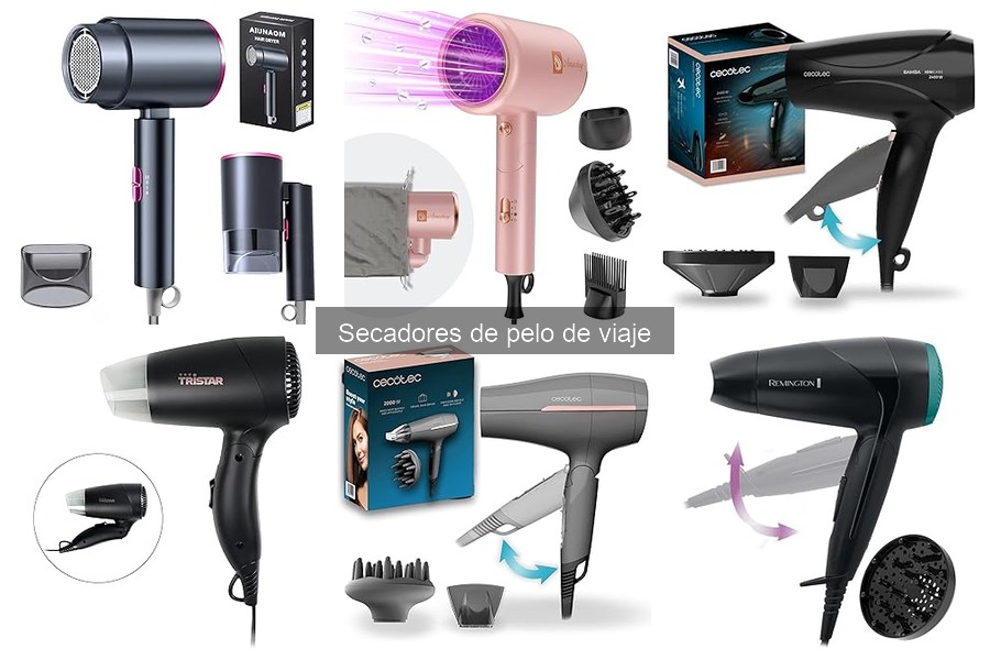Mejor secador de pelo de viaje para cabellos rizados