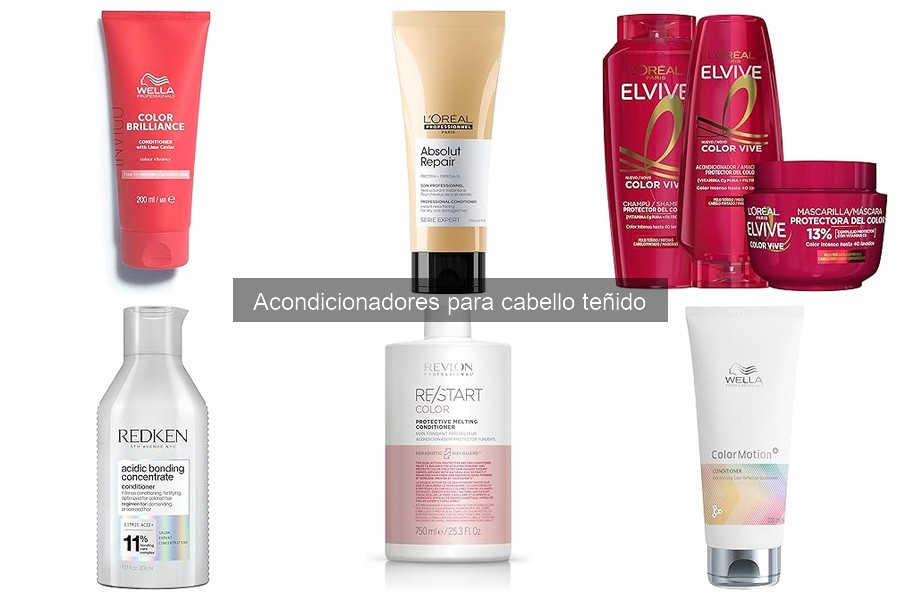 Mejores acondicionadores para cabello teñido en 2024