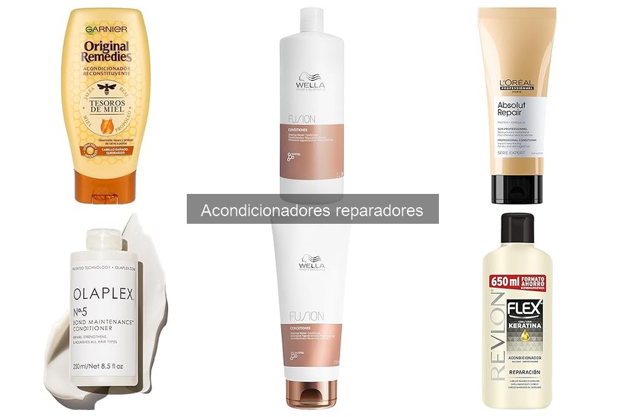 Mejores acondicionadores reparadores para cabello dañado