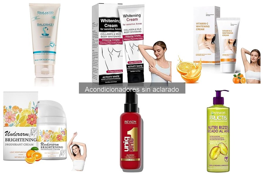 Mejores acondicionadores sin aclarado para cabello rizado