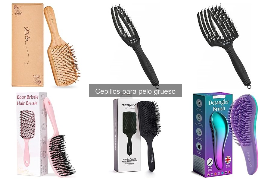 Mejores cepillos para peinar cabello grueso: guía completa