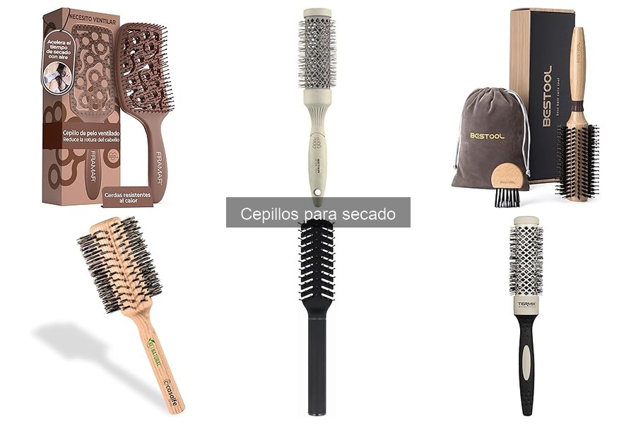 Mejores cepillos para secado según tipo de cabello