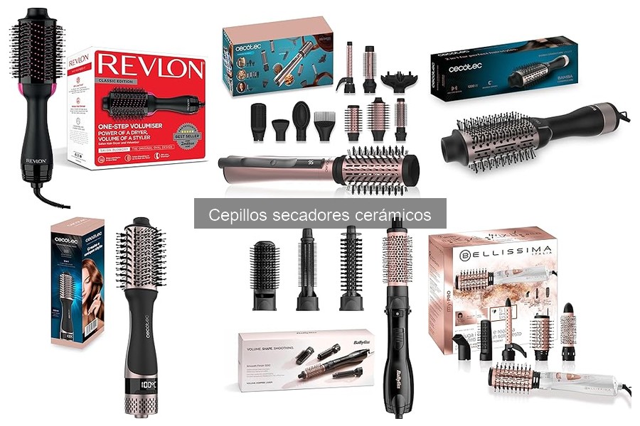 Mejores cepillos secadores cerámicos para cabello fino