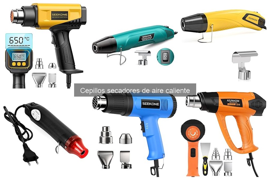 Mejores cepillos secadores de aire caliente para cabello rizado