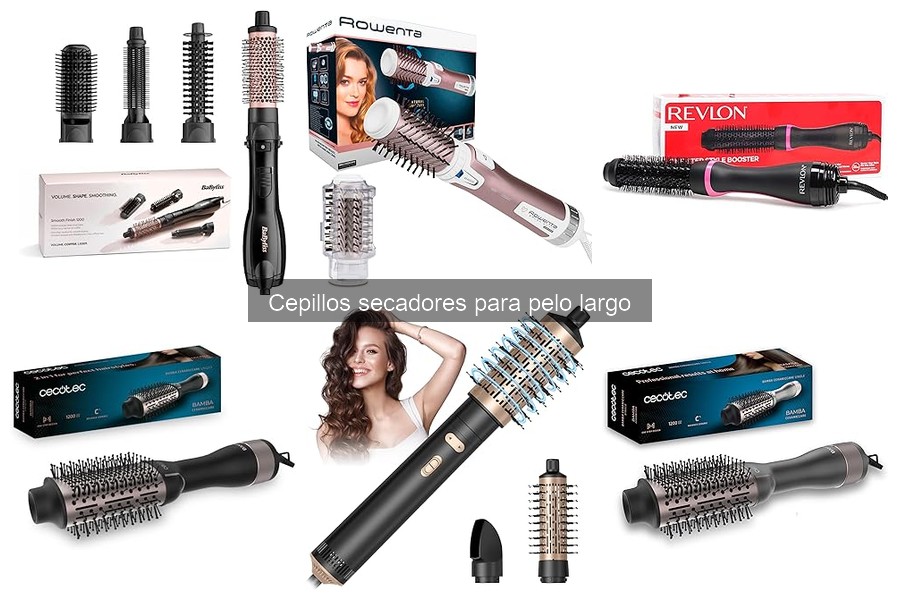 Mejores cepillos secadores para cabello largo en 2023