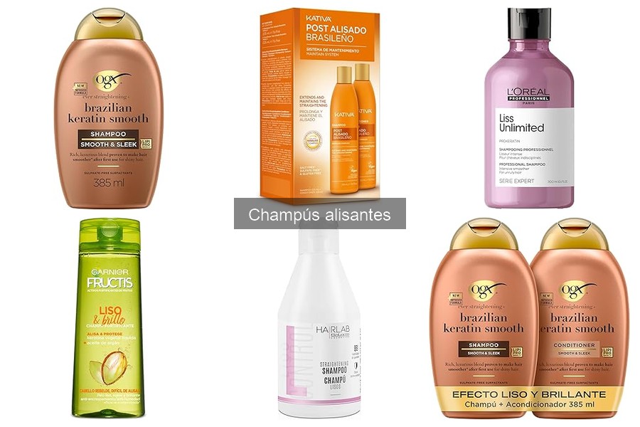 Mejores champús alisantes recomendados por expertos