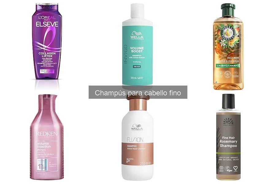 Mejores champús para cabello fino: Top 3 opciones efectivas