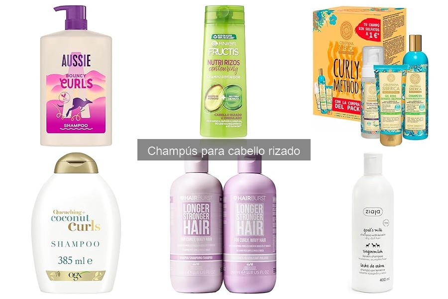 Mejores champús para cabello rizado en 2023: Comparativa