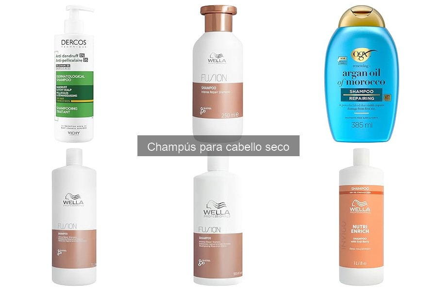 Mejores champús para cabello seco según tipo de cabello