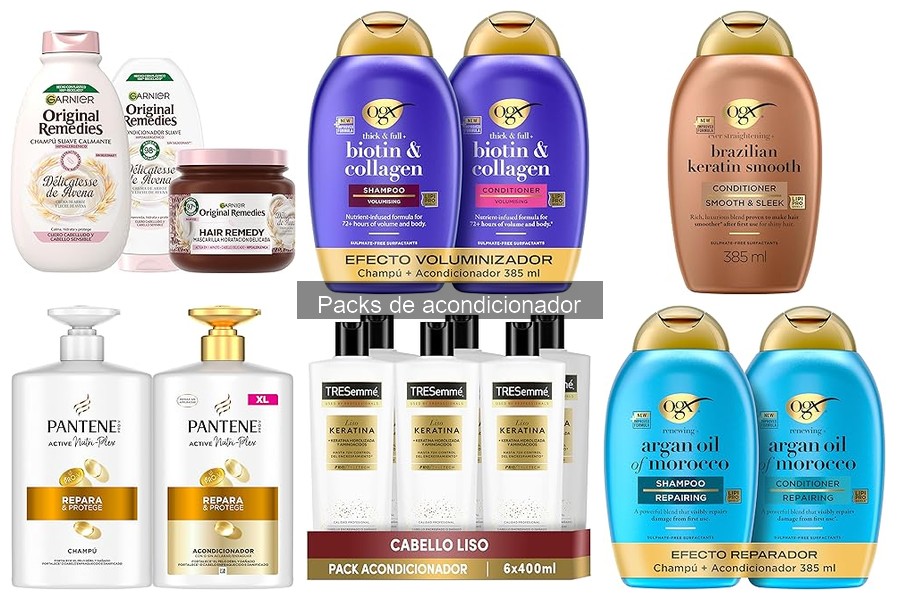 Mejores lugares para comprar packs de acondicionador baratos