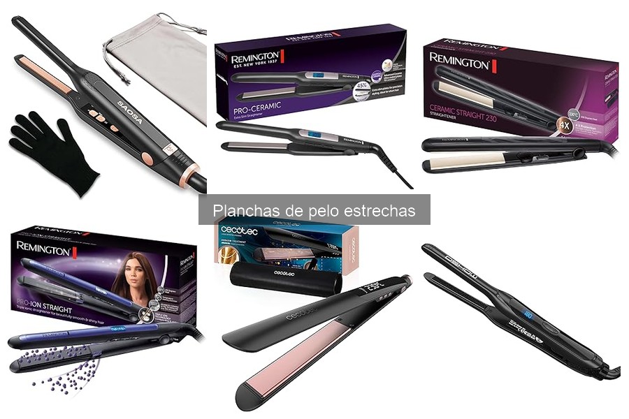 Mejores marcas de planchas de pelo estrechas en 2023
